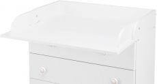Пеленальний комод Babyroom Teddy bear 102x80x50 white